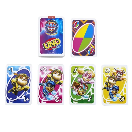 UNO® Junior Paw Patrol kártyajáték gyerekeknek, Paw Patrol karakterekkel