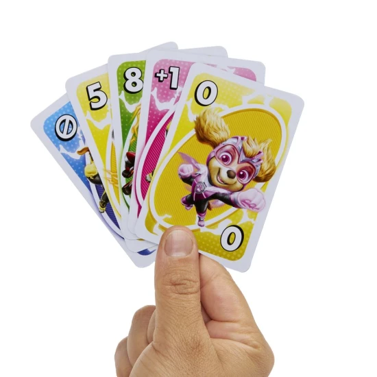 UNO® Junior Paw Patrol kártyajáték gyerekeknek, Paw Patrol karakterekkel