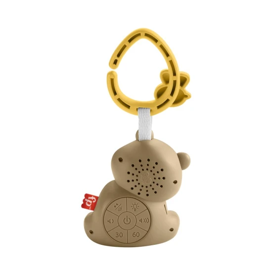 Nyugtató plüssmackó Fisher-Price® éjjeli fénnyel és babakocsihoz rögzíthető funkcióval csecsemők számára