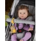 Nyugtató plüssmackó Fisher-Price® éjjeli fénnyel és babakocsihoz rögzíthető funkcióval csecsemők számára