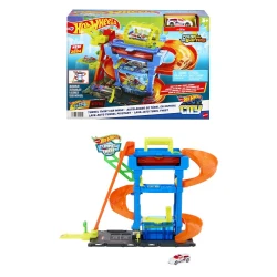 Hot Wheels City Color Shifters Autómosó forgó alagúttal Hot Wheels City Color Shifters Autómosó forgó alagúttal