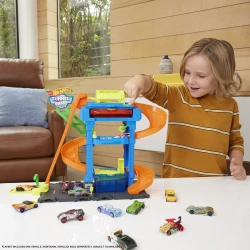 Hot Wheels City Color Shifters Autómosó forgó alagúttal Hot Wheels City Color Shifters Autómosó forgó alagúttal