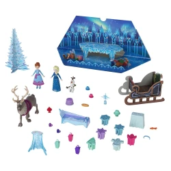 Fagyasztott adventi naptár kis babákkal Fagyasztott adventi naptár kis babákkal