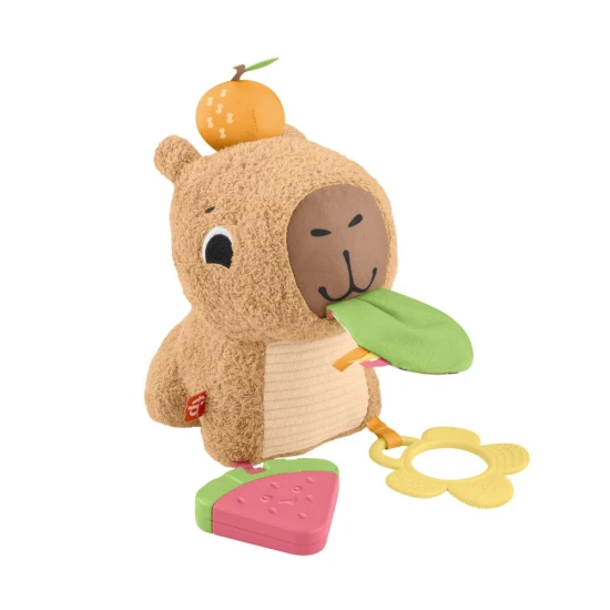 Fisher-Price® Káman plüssjáték színes anyagokkal, textúrákkal és érzékszervi részletekkel a babák számára