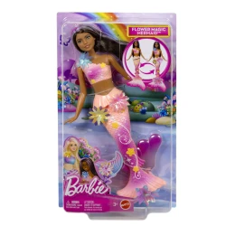 Barbie Magical Flower Mermaid Sötét haj