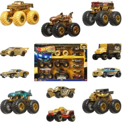 HW Monster Trucks Bigfoot 50. évfordulós kisautó és truck szett