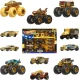 HW Monster Trucks Bigfoot 50. évfordulós kisautó és truck szett Mattel HW Monster Trucks Bigfoot 50. évfordulós kisautó és truck szett