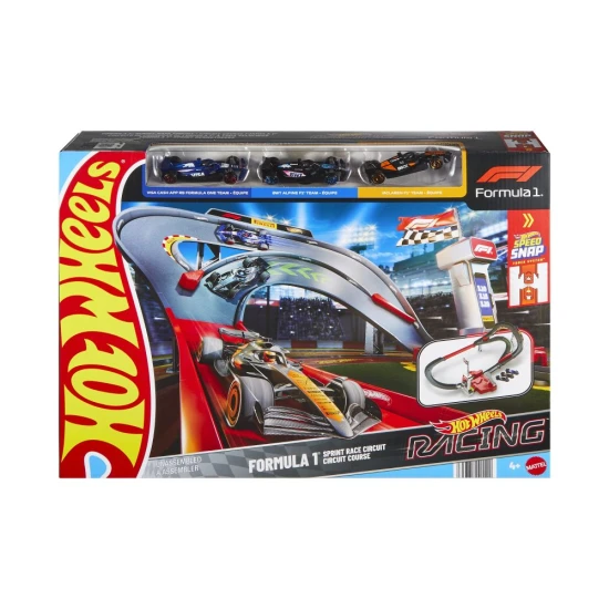 Hot Wheels Racing Forma-1 Indító pálya három versenyautóval