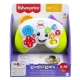 Fisher-Price® játékvezérlő baba és kisgyermekek számára mozgatható joystickkal, ABCD gombokkal és számokkal, amelyek fényeket és zenét aktiválnak
