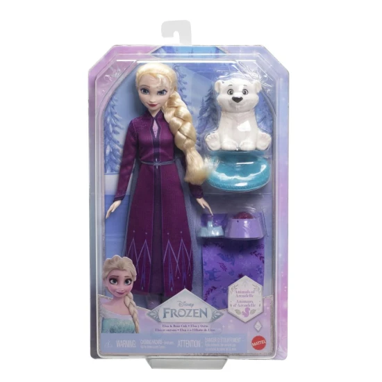 Frozen Elsa baba jegesmedvével és játék kiegészítőkkel