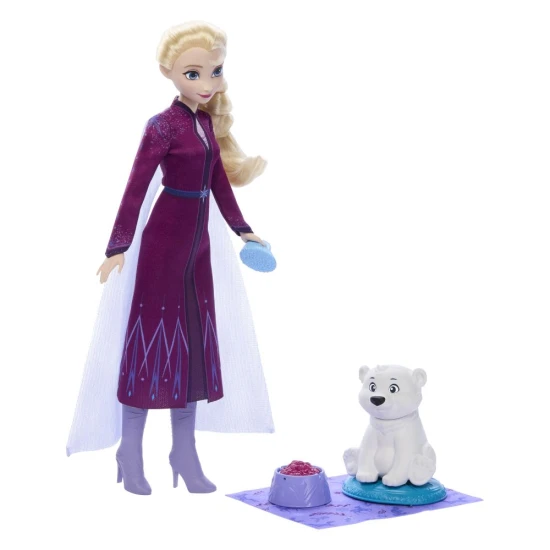 Fagyott Elsa baba jegesmedvével