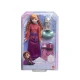 Anna baba a Disney Jégvarázsból kis farkaskölyökkel és kiegészítőkkel – Frozen játékszett gyerekeknek 3 éves kortól.