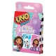 UNO Junior Katicás változat a Gabby’s Dollhouse kártyajáték gyerekeknek, animációs sorozat karaktereivel