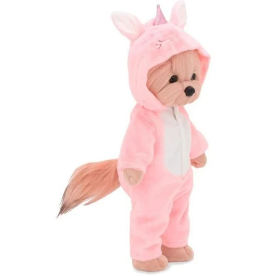 Lucky Doggy Plüsskutya Yorkshire - Yoyo Unicorn Orange Toys