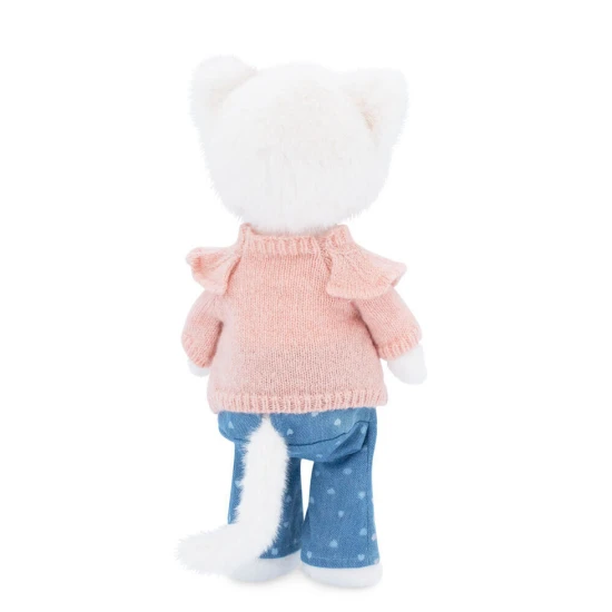 Lucky Kitty Plüss macska Sophie – Denim Hearts