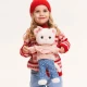 Lucky Kitty Plüss macska Sophie – Denim Hearts