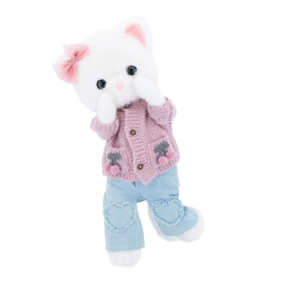 Lucky Kitty Plüss macska Sophie – Knitted Cherries Lucky Kitty Plüss macska Sophie – Knitted Cherries