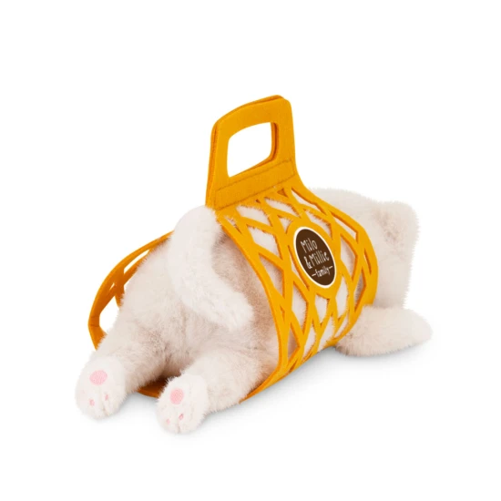 Milo&Millie fehér plüss macska Milo 35 cm