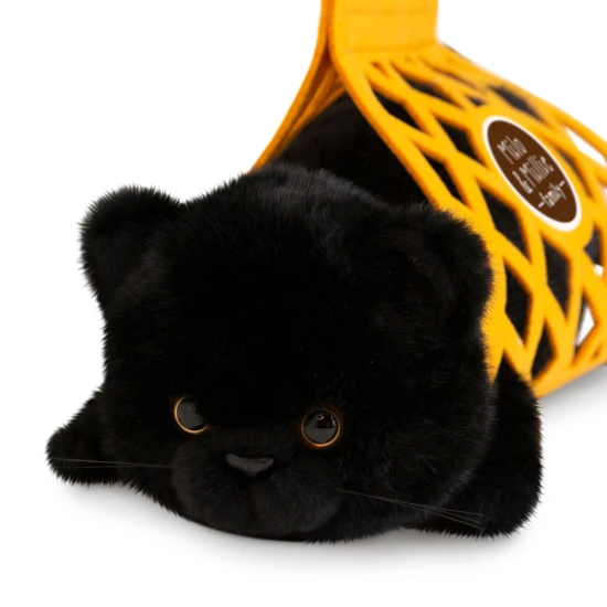 Milo&Millie fekete plüss macska Milo 35 cm