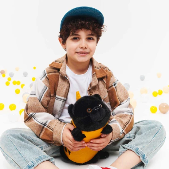 Milo&Millie fekete plüss macska Milo 35 cm