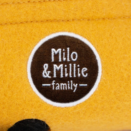 Milo&Millie fekete plüss kiscica 13 cm