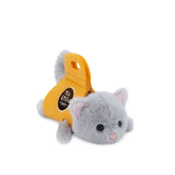 Milo&Millie szürke plüss kiscica 13 cm