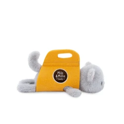 Milo&Millie szürke plüss kiscica 13 cm
