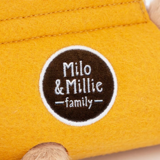 Milo&Millie bézs plüss kiscica 13 cm