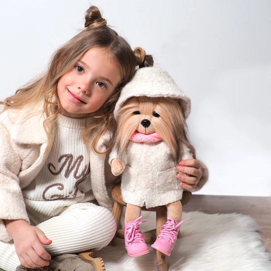 Lucky Doggy Plüss kutya Yorkshire terrier – Yoyo Fashion Winter Lucky Doggy Plüss kutya Yorkshire terrier - Yoyo Fashion Winter Orange Toys
