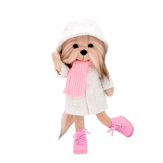 Lucky Doggy Plüss kutya Yorkshire terrier – Yoyo Fashion Winter Lucky Doggy Plüss kutya Yorkshire terrier - Yoyo Fashion Winter Orange Toys