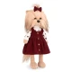 Lucky Doggy Plüss kutya Yorkshire terrier – Yoyo Cozy Casual Orange Toys
