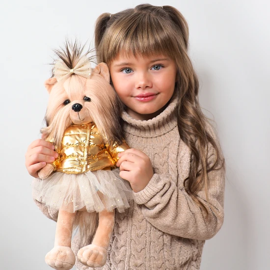 Lucky Doggy Plüss kutya Yorkshire terrier – Yoyo Golden Jacket