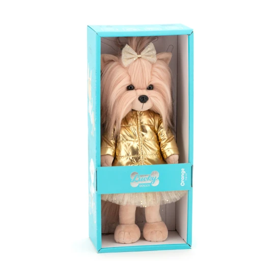 Lucky Doggy Plüss kutya Yorkshire terrier – Yoyo Golden Jacket