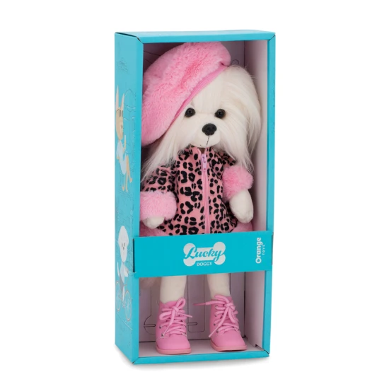 Lucky Doggy Plüss kutya Málta nőstény - Mimi Mon Amour Orange Toys