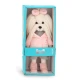 Lucky Doggy Plüss kutya Málta nőstény - Mimi Fashion Winter Orange Toys