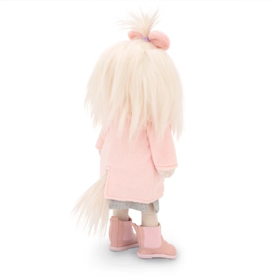 Lucky Doggy Plüss kutya Málta nőstény - Mimi Fashion Winter Orange Toys