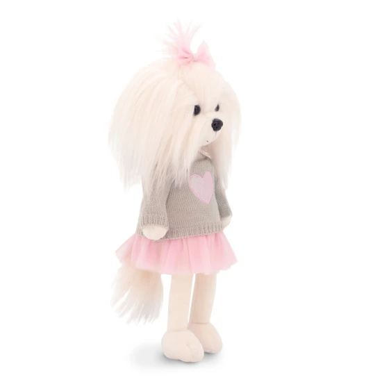 Lucky Doggy Plüss kutya Málta nőstény - Mimi Pink Heart Orange Toys