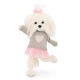 Lucky Doggy Plüss kutya Málta nőstény - Mimi Pink Heart Orange Toys