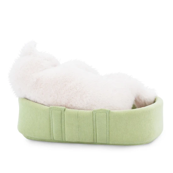 Milo&Millie plüss cica Millie zöld táskában 40 cm