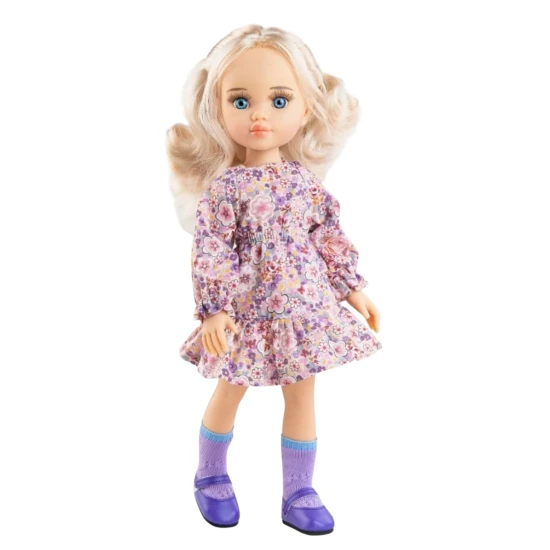 Clara baba 32 cm - valósághű szépség hullámos hajjal