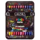 Posca Wax pasztell POSCA 24 db Nagy sűrűségű pasztell készlet hosszú, vékony testtel, ideális színezéshez, részletmunkához és kontrasztos hatások létrehozásához. Japánban készült, professzionális használatra alkalmas.