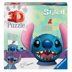 Ravensburger Puzzle Ball Disney: Fülekkel Stitch, 72 darabos