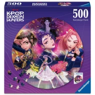 Kör alakú puzzle K-POP Demon Hunters 500 db