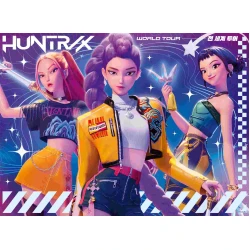 Ravensburger Puzzle K-Pop Démonvadászok: Világturné, 150 darabos