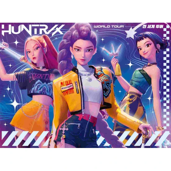 Ravensburger Puzzle K-Pop Démonvadászok: Világturné, 150 darabos Ravensburger Puzzle K-Pop Démonvadászok: Világturné, 150 darabos