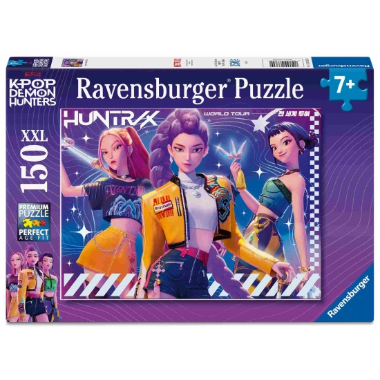 Ravensburger Puzzle K-Pop Démonvadászok: Világturné, 150 darabos Ravensburger Puzzle K-Pop Démonvadászok: Világturné, 150 darabos