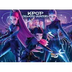Ravensburger Puzzle K-Pop Démonvadászok: Rumi, Mira és Zoey, 300 darabos