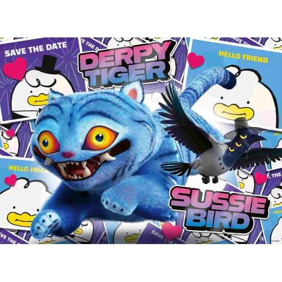 Ravensburger Puzzle K-Pop Démonvadászok: Derpy és Sussie, 100 darabos Ravensburger Puzzle K-Pop Démonvadászok: Derpy és Sussie, 100 darabos