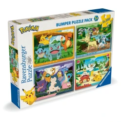 Pokémon 4x100 darabos puzzle
