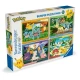 Pokémon 4x100 darabos puzzle Ravensburger Pokémon 4x100 darabos puzzle